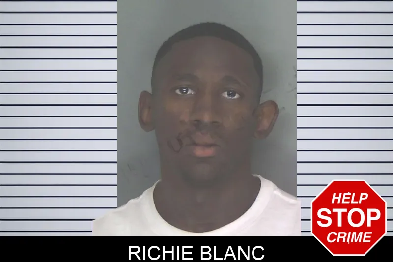 Richie Blanc mugshot