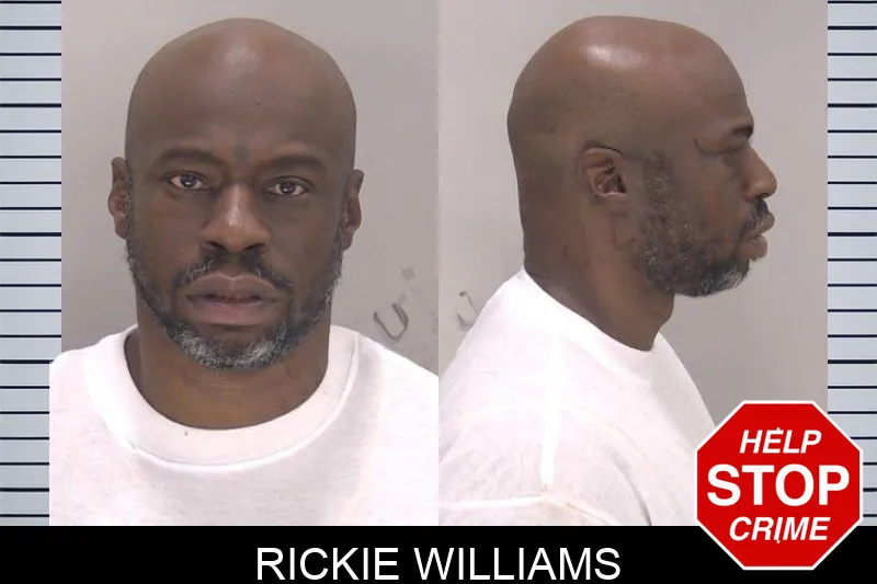 Rickie Williams mugshot