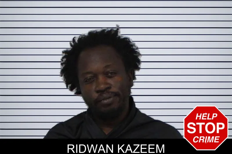 Ridwan Kazeem mugshot