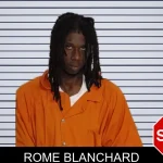 Rome Blanchard mugshot