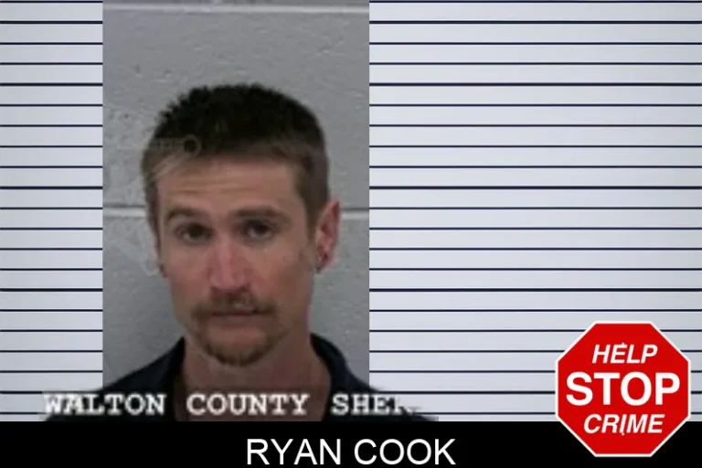 Ryan Cook mugshot – Walton County , Georgia Ryan Cook