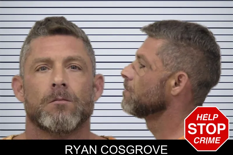 Ryan Cosgrove mugshot