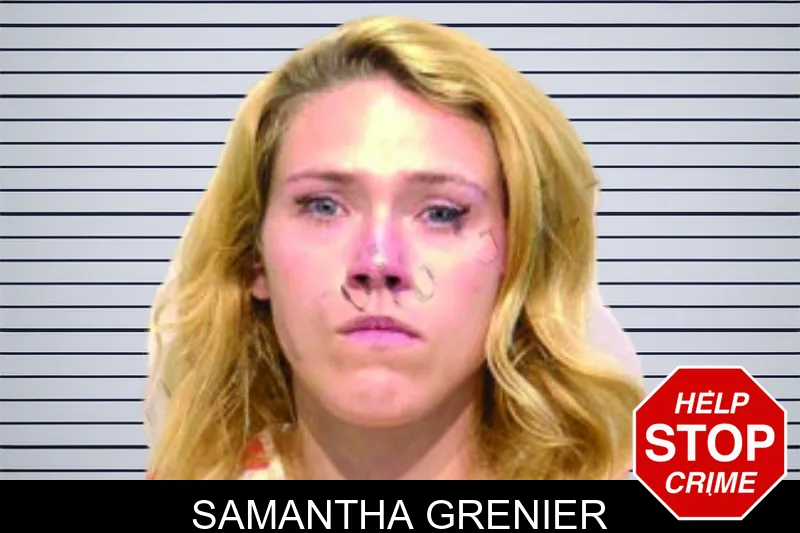 Samantha Grenier mugshot