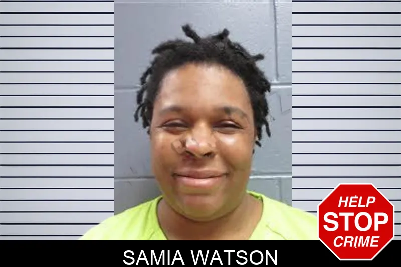Samia Watson mugshot