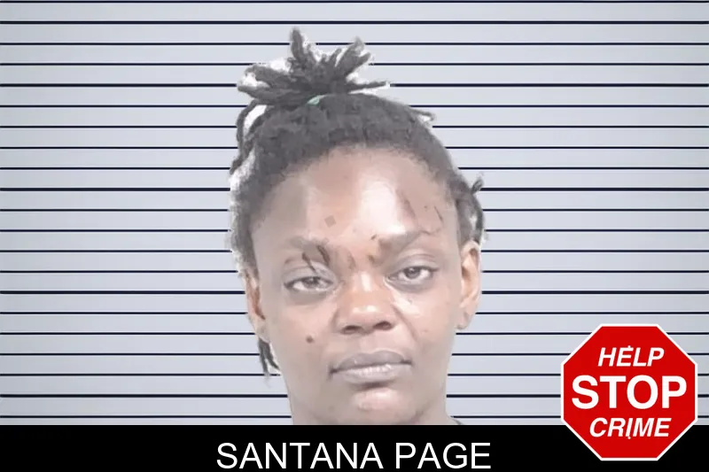 Santana Page mugshot