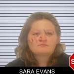 Sara Evans mugshot