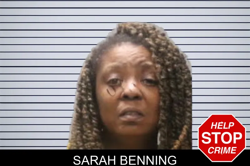 Sarah Benning mugshot
