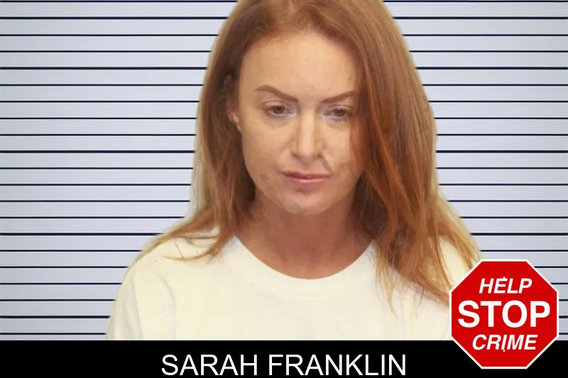 Sarah Franklin mugshot
