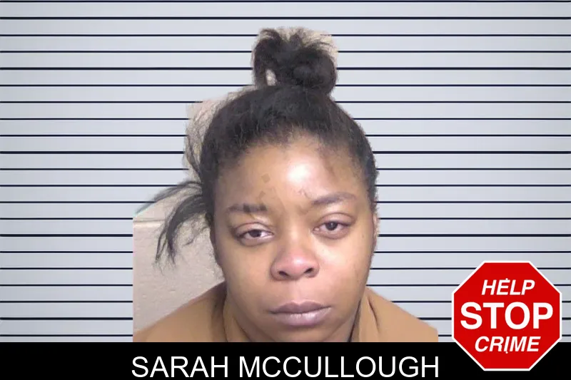 Sarah McCullough mugshot