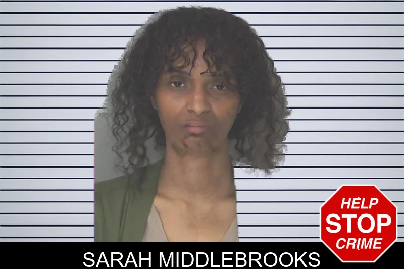 Sarah Middlebrooks mugshot