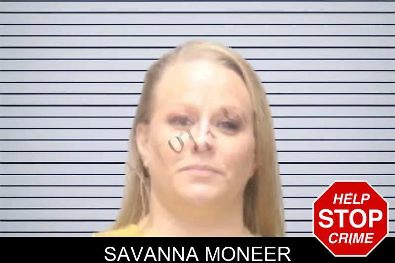 Savanna Moneer mugshot