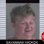 Savannah Hickox mugshot