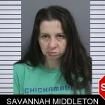 Savannah Middleton mugshot
