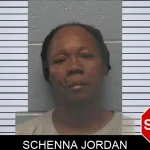 Schenna Jordan mugshot