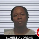 Schenna Jordan mugshot