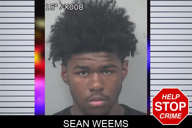 Sean Weems mugshot