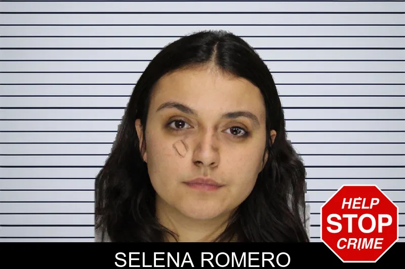 Selena Romero mugshot