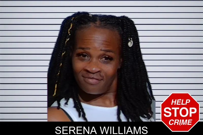 Serena Williams mugshot – Glynn County , Georgia Serena Williams mugshot