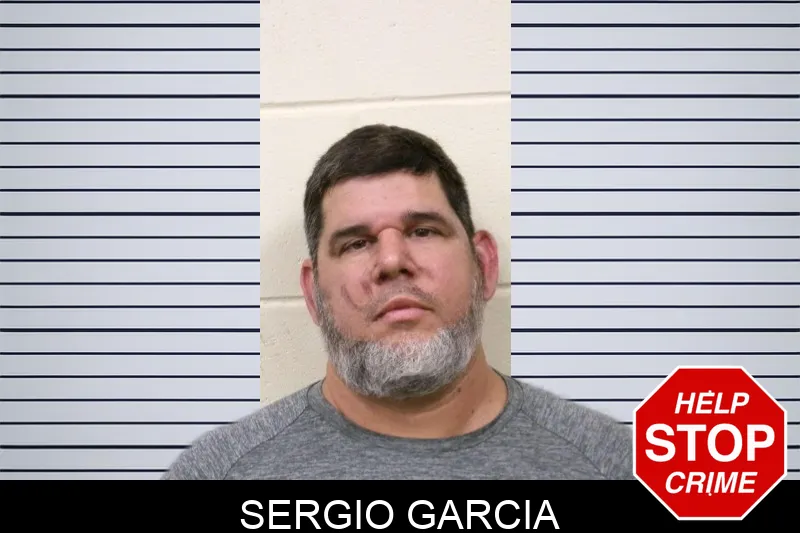 Sergio Garcia mugshot