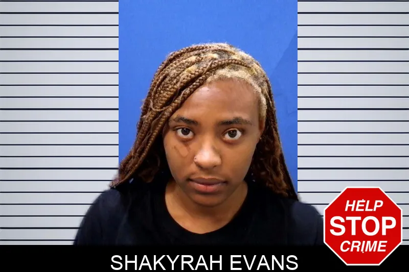 Shakyrah Evans mugshot