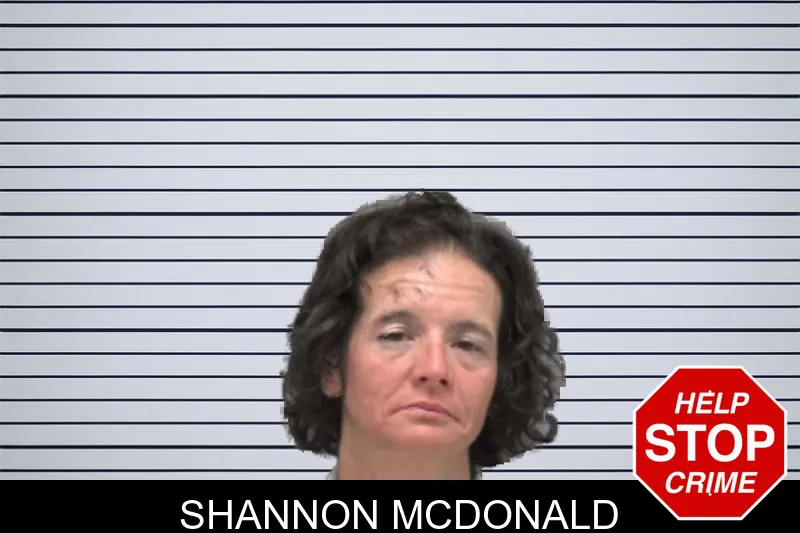 Shannon McDonald mugshot