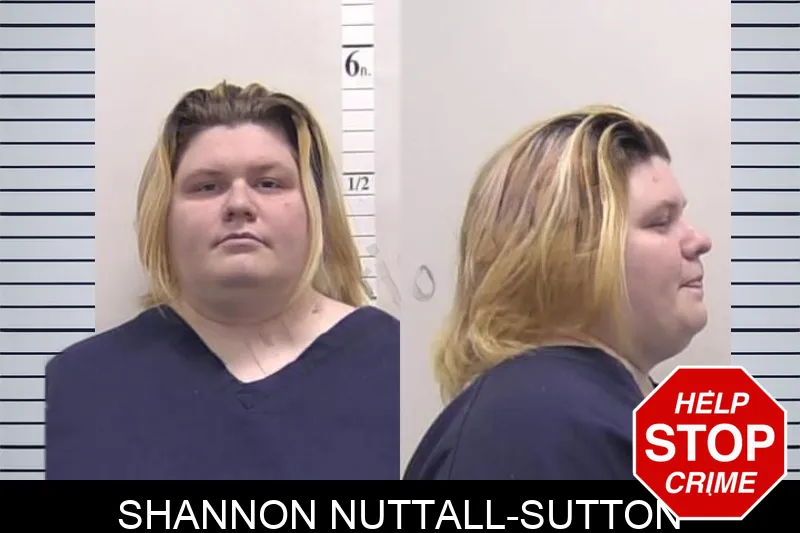 Shannon Nuttall-Sutton mugshot