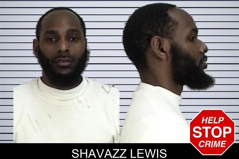 Shavazz Lewis mugshot