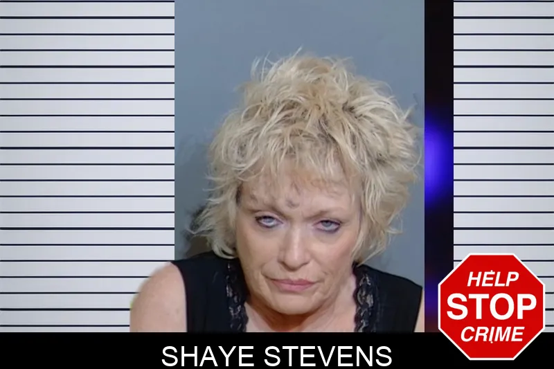 Shaye Stevens mugshot