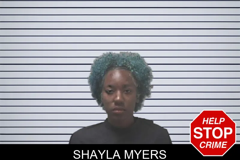 Shayla Myers mugshot
