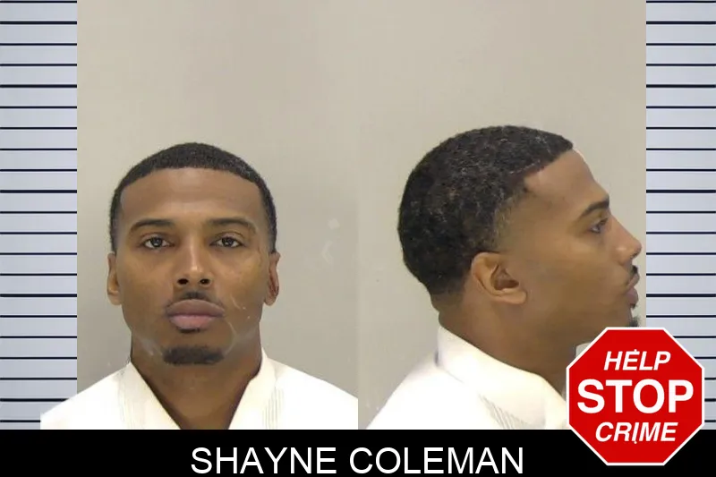 Shayne Coleman mugshot