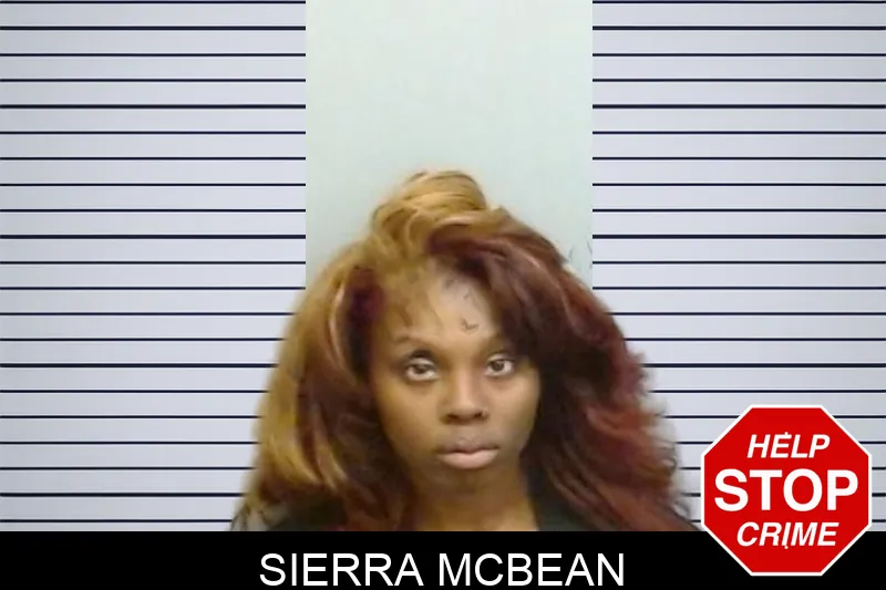 Sierra McBean mugshot