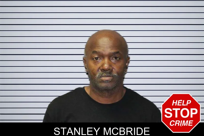 Stanley McBride mugshot