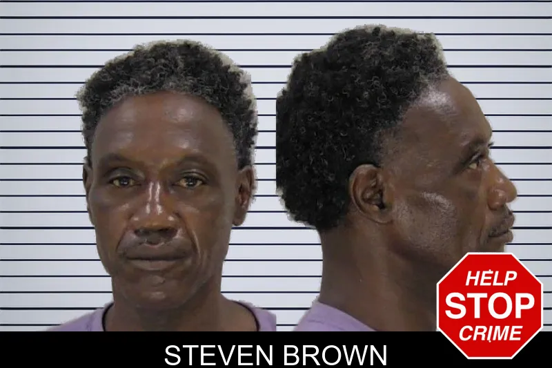 Steven Brown mugshot