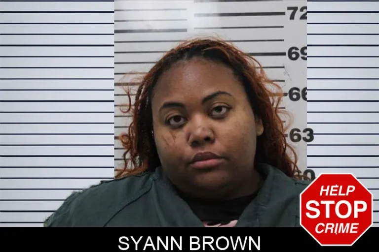 Syann Brown mugshot – Colquitt County , Georgia Syann Brown