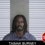 Taimak Burney mugshot
