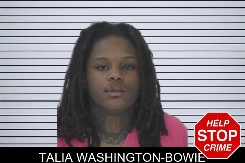Talia Washington-Bowie mugshot