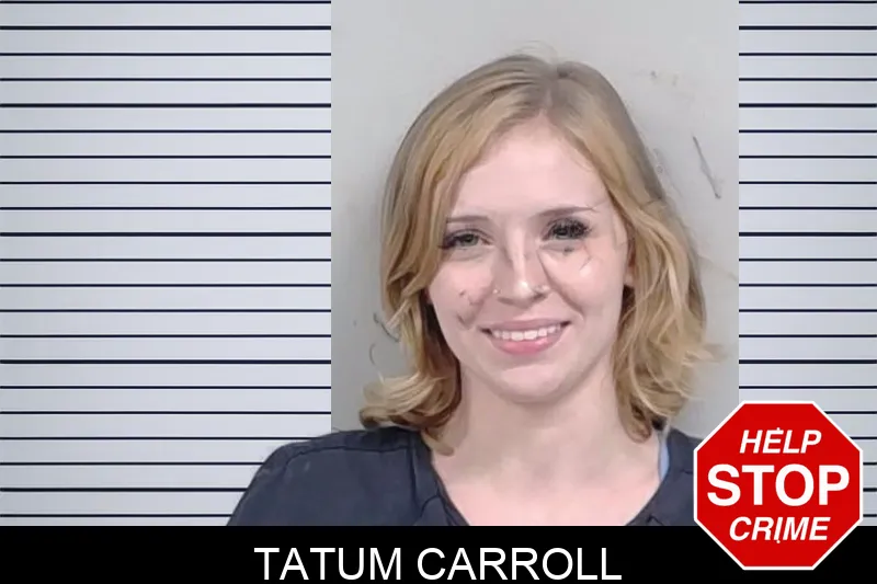 Tatum Carroll mugshot – Lowndes County , Georgia Tatum Carroll mugshot