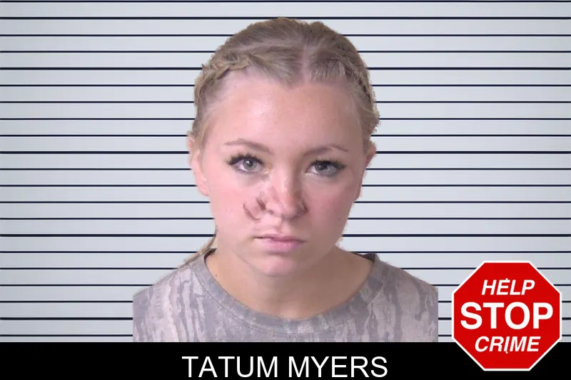 Tatum Myers mugshot