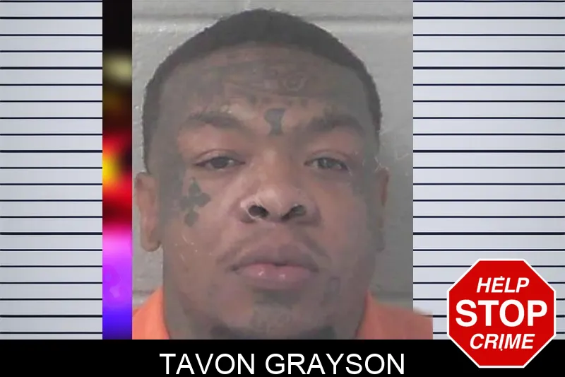Tavon Grayson mugshot