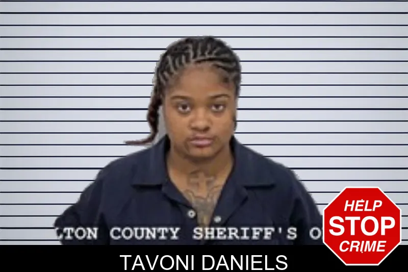Tavoni Daniels mugshot