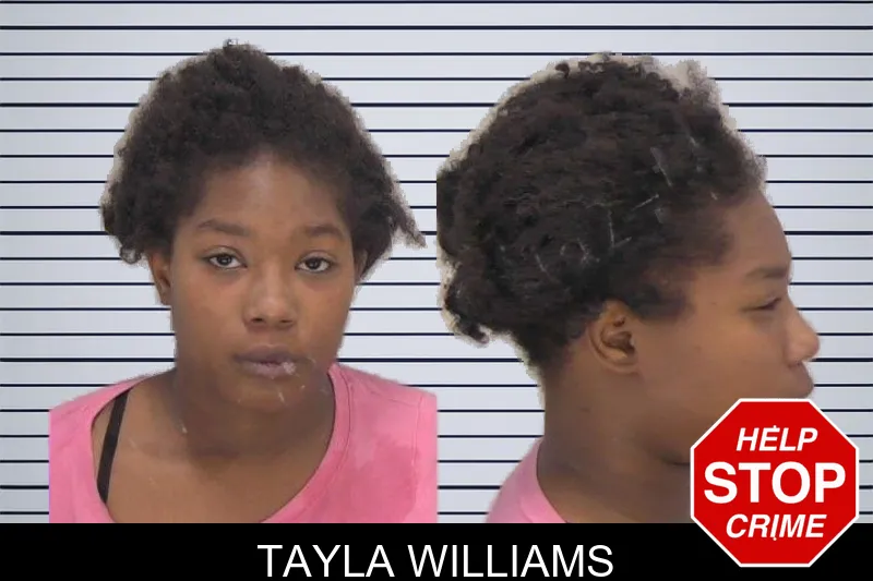 Tayla Williams mugshot