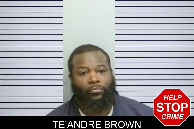 Te’Andre Brown mugshot – Fulton County , Georgia Te’Andre Brown mugshot