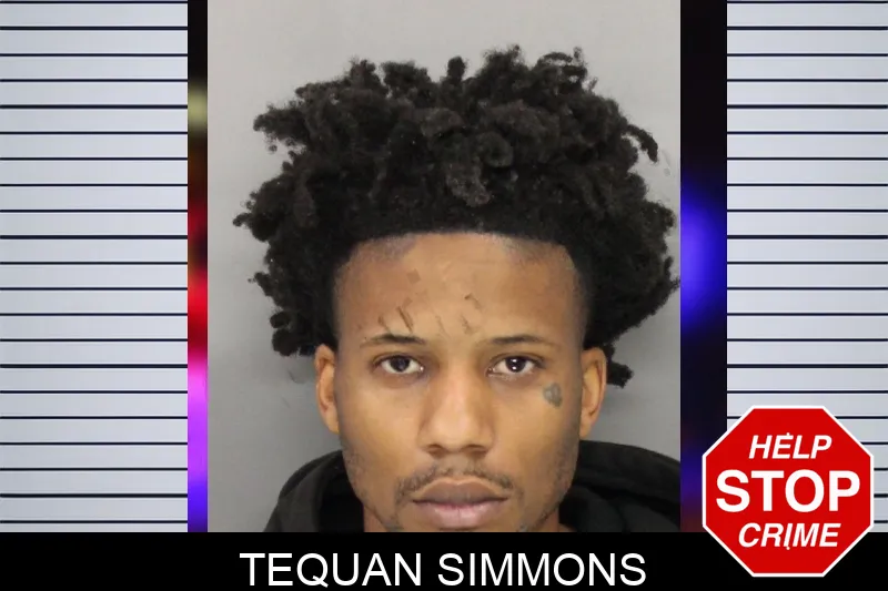 Tequan Simmons mugshot
