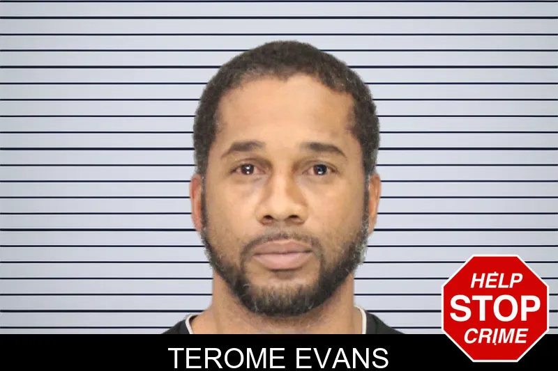 Terome Evans mugshot