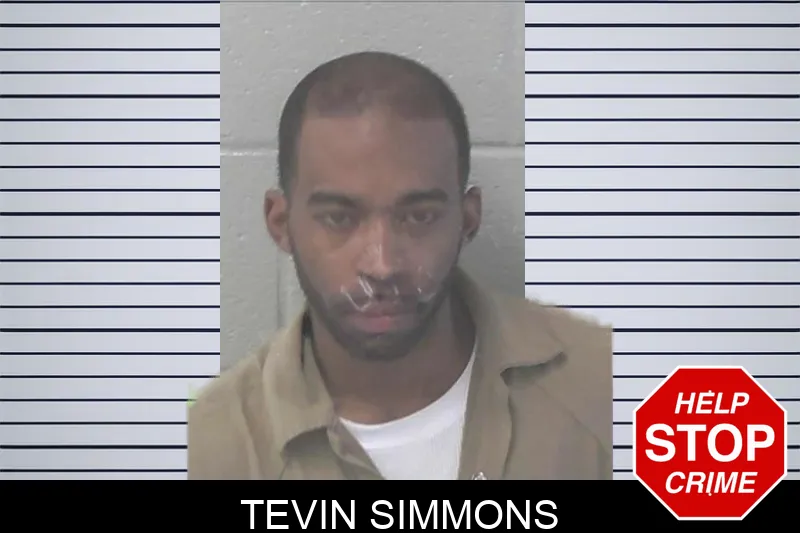 Tevin Simmons mugshot