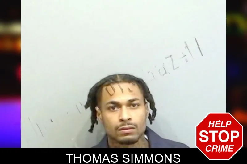Thomas Simmons mugshot