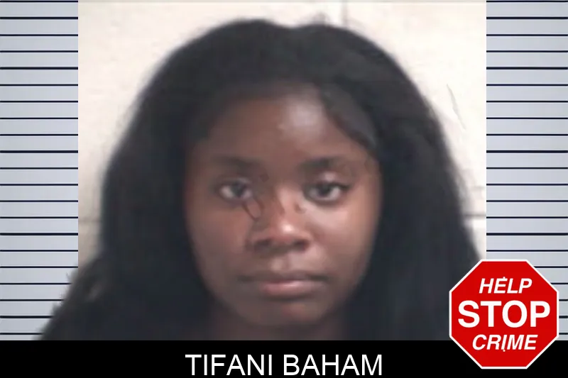 Tifani Baham mugshot