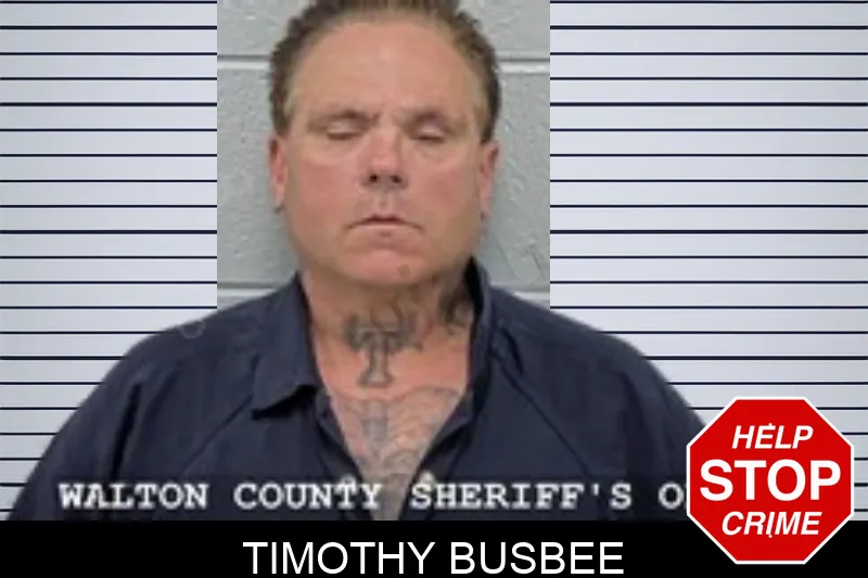 Timothy Busbee mugshot