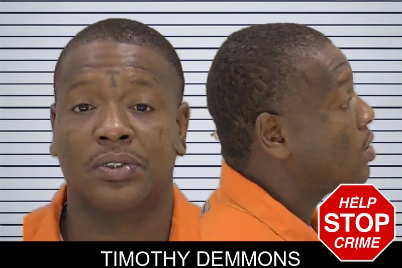 Timothy Demmons mugshot