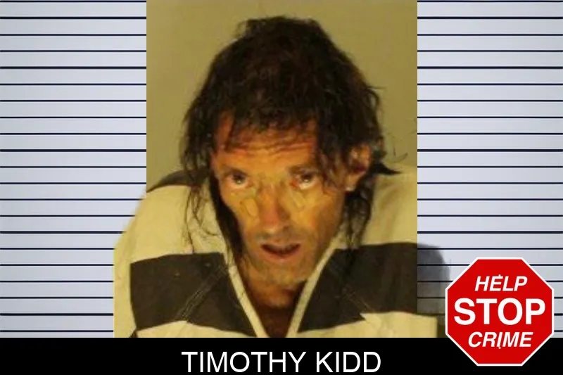 Timothy Kidd mugshot